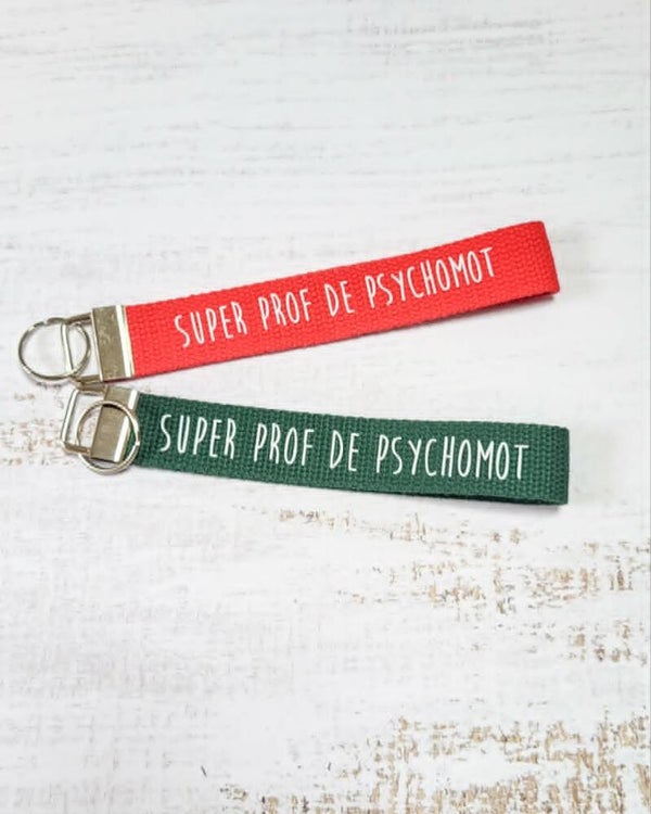 Porte-clés professeur de psychomotricité – Super prof de psychomot