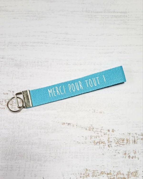 Porte-clés personnalisé – Merci pour tout
