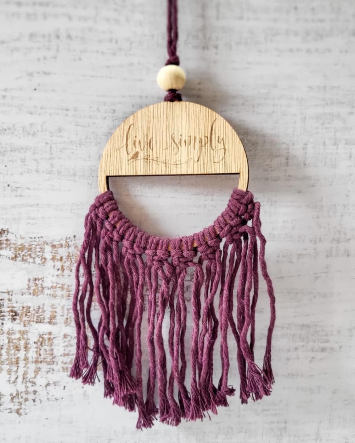 Suspension ronde évidée - Live simply