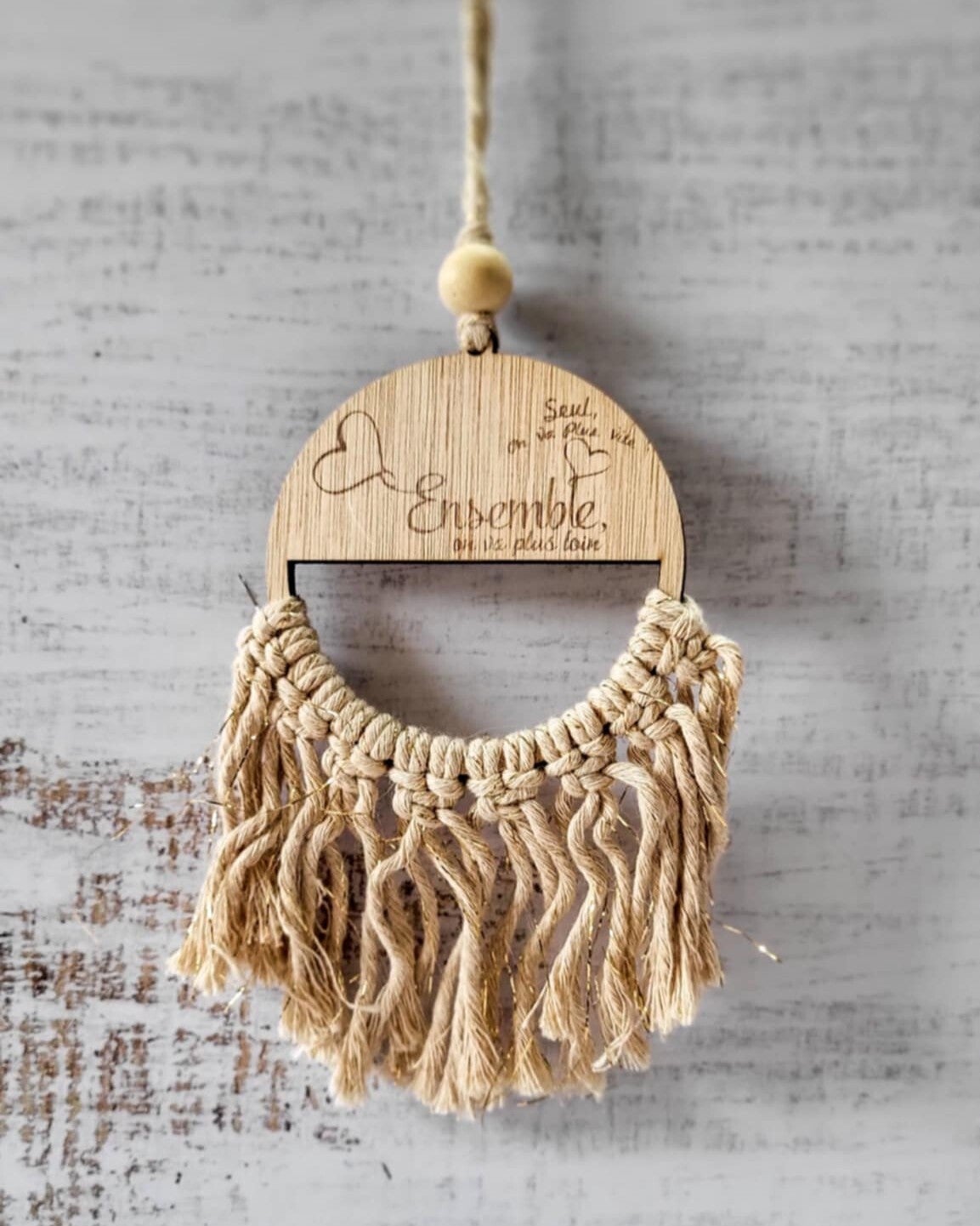 Suspension ronde évidée - Seul Ensemble