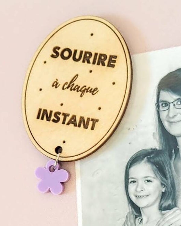 Aimant à pampille – Sourire à chaque instant