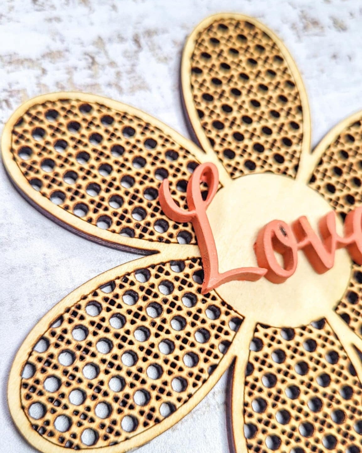 Petite fleur rotin - Love