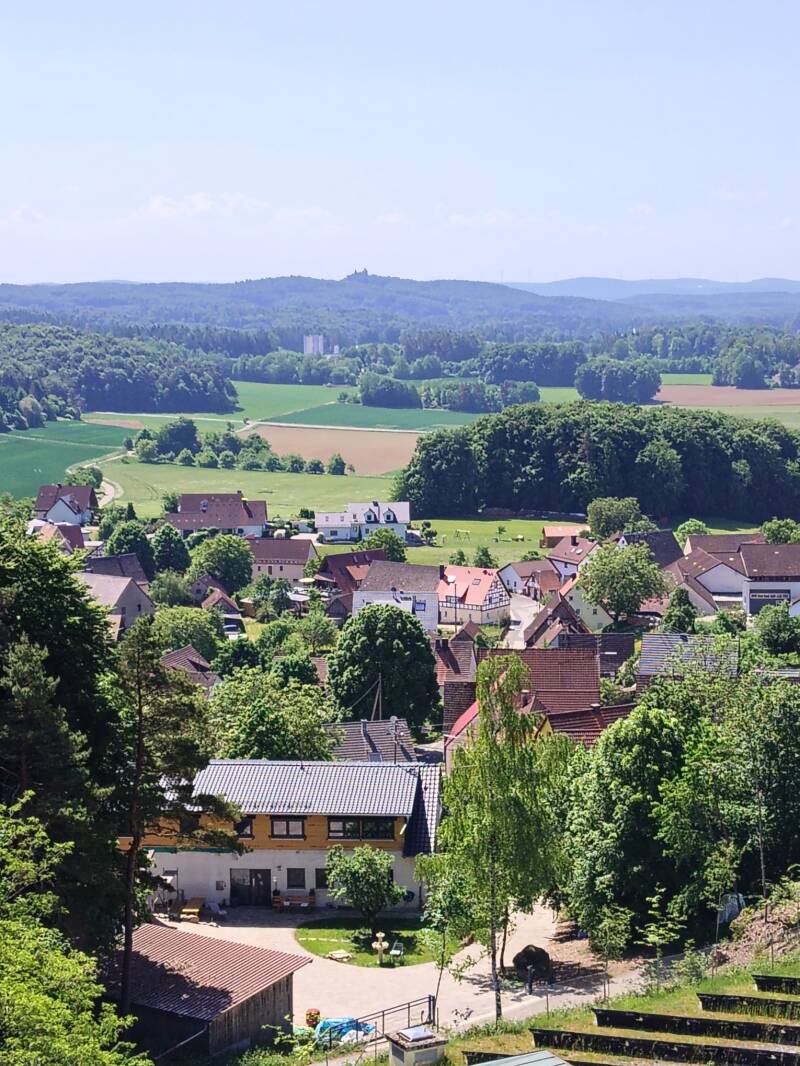 Blick Spies Burg Hohenstein