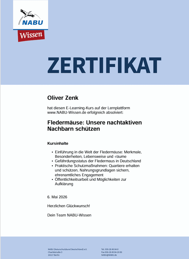 Fledermausschutz