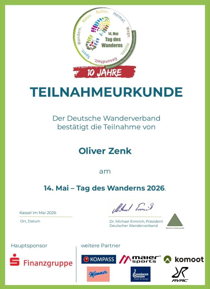 Tag des Wanderns 2026