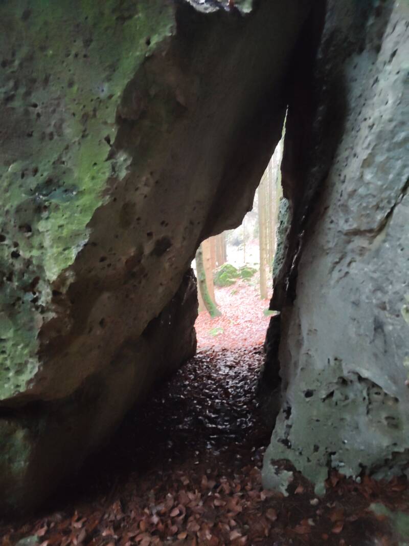 Wasserstein Höhlenlabyrinth