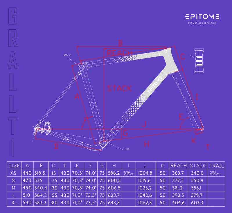 geometry epitome grallti 3d printed titanium gravelbike