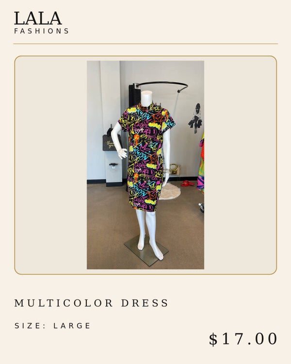 Multicolor-dress