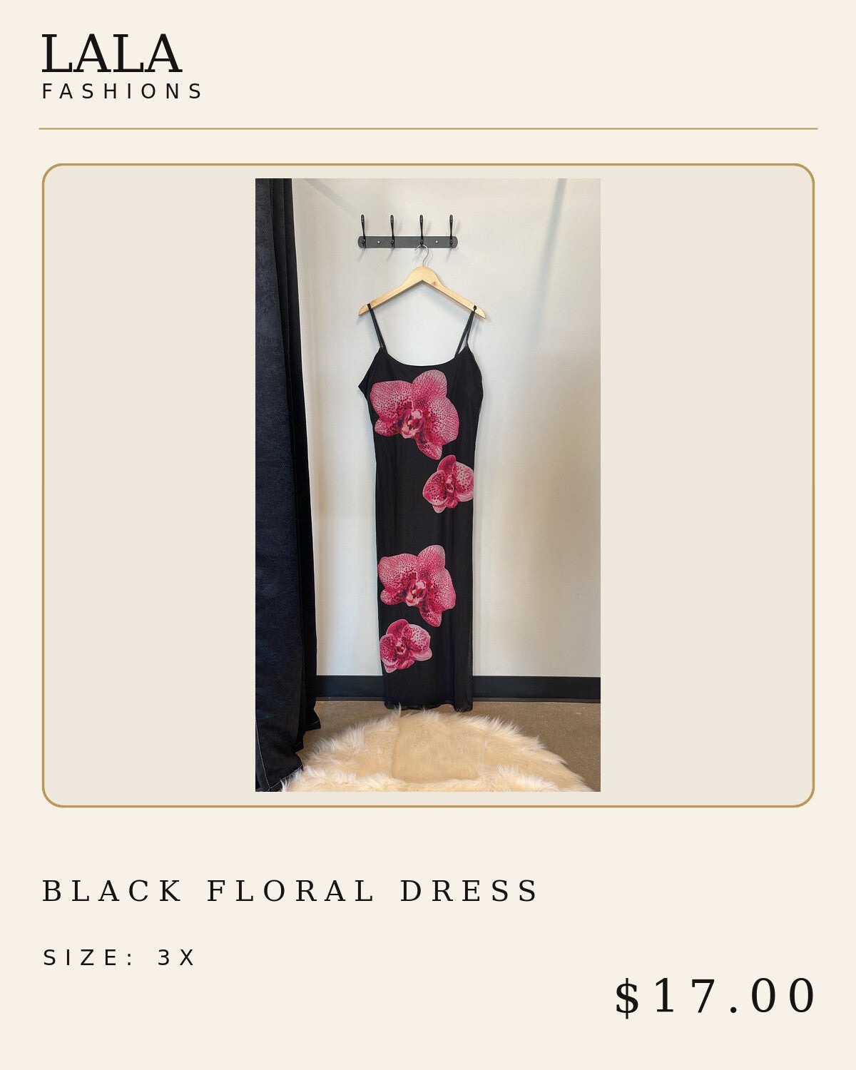 Black-floral-dress