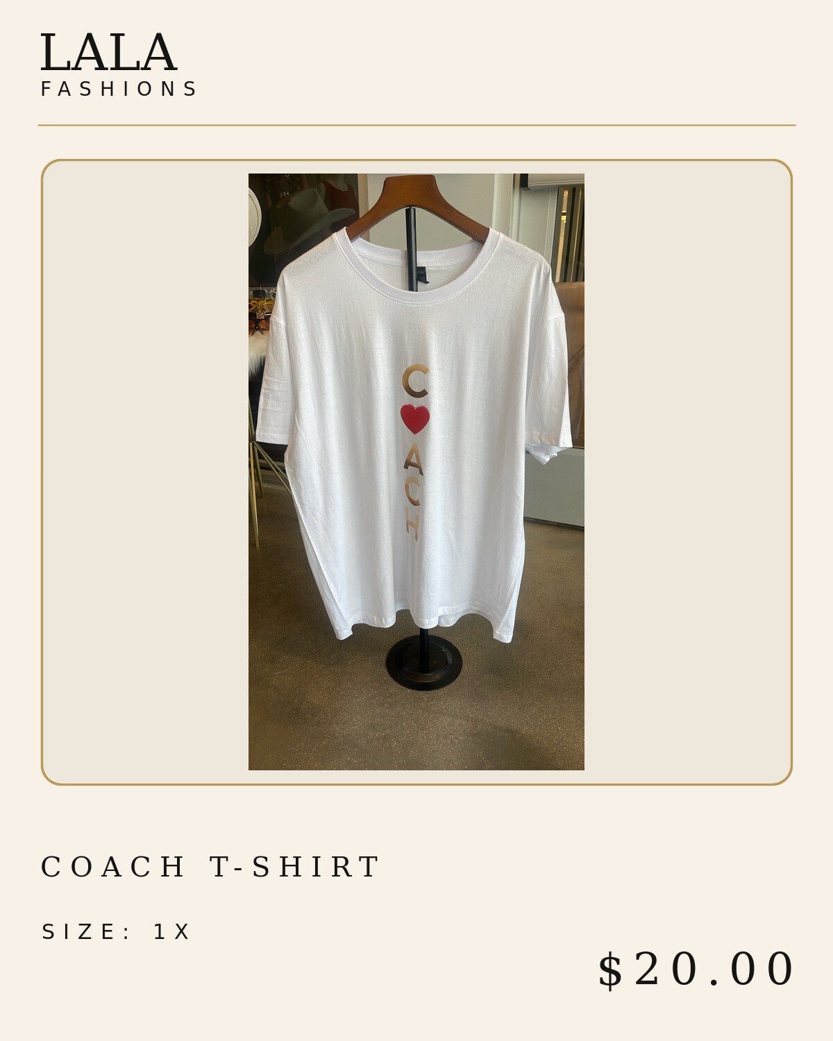 Coach-t-shirt