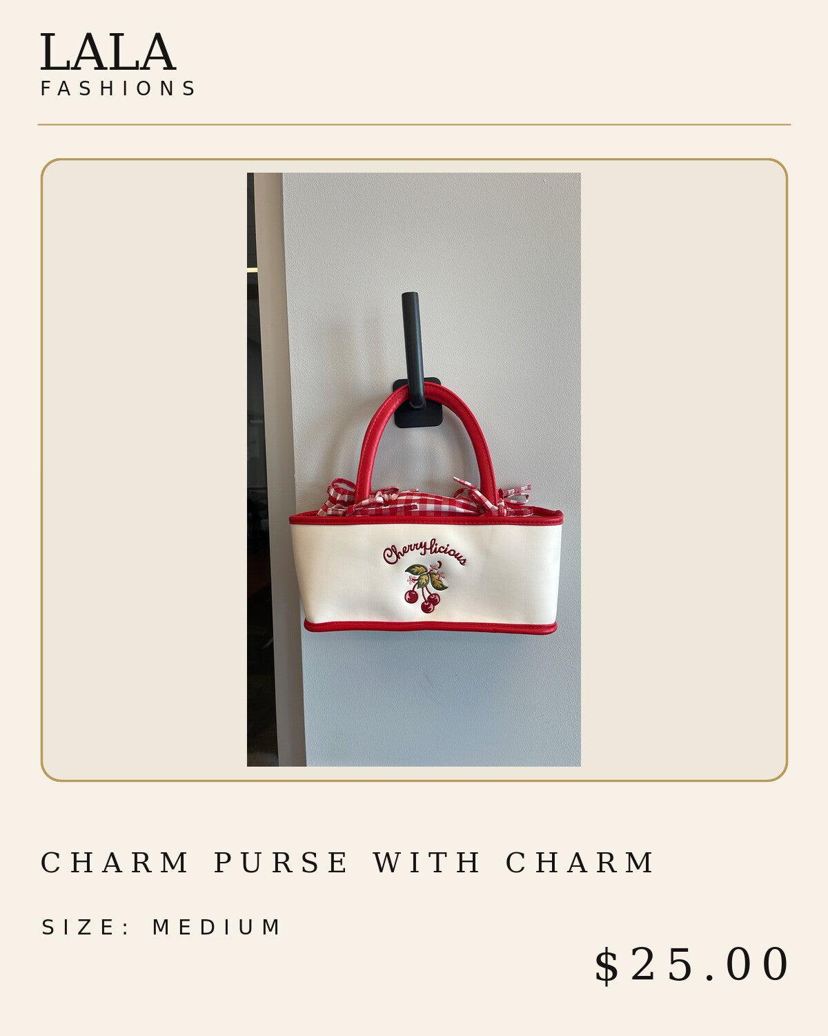 Charm purse