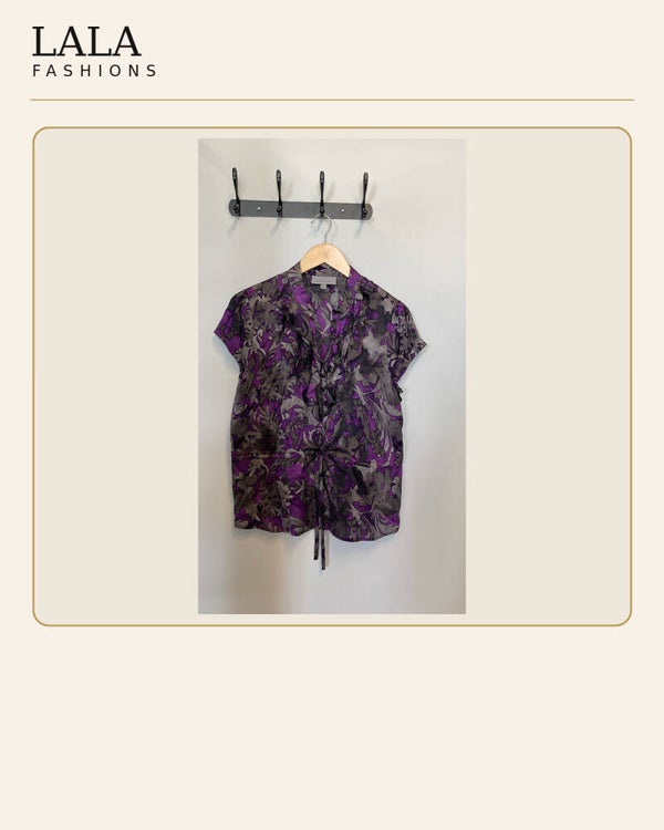Lavender Floral Blouse