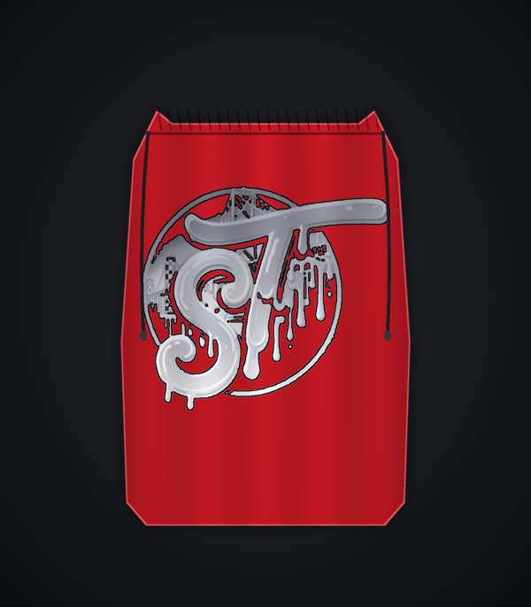 Sweat Team Drawstring Bag - Red