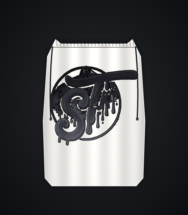 Sweat Team Drawstring Bag - White