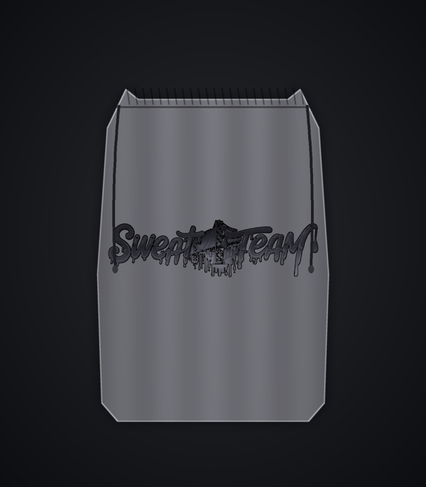 Sweat Team Drawstring Bag - Gray