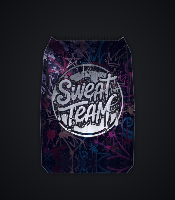 Sweat Team Drawstring Bag - Royal Ice