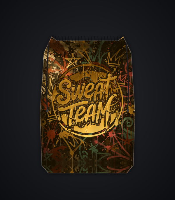Sweat Team Drawstring Bag - Gold Royalty