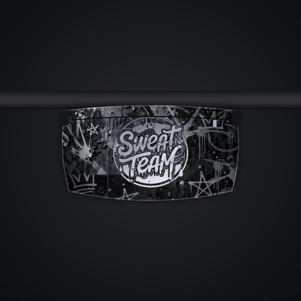 Sweat Team Fanny Pack - Silver & Black
