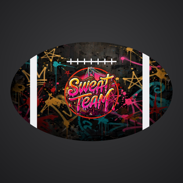 CUSTOM GRAFFITI FOOTBALL
