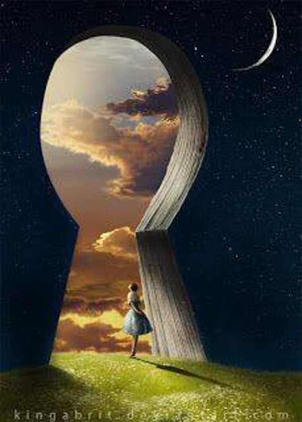 Kaart reading blik op een vorig leven