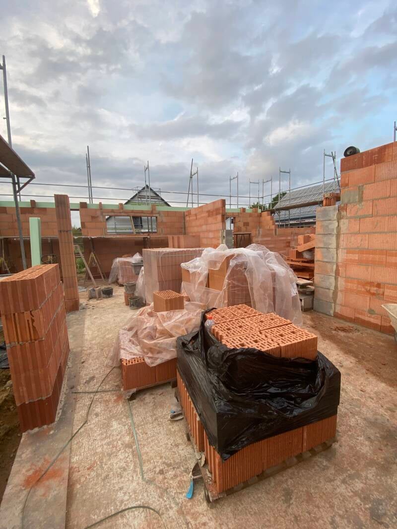 Rohbau Baustelle Hausbau