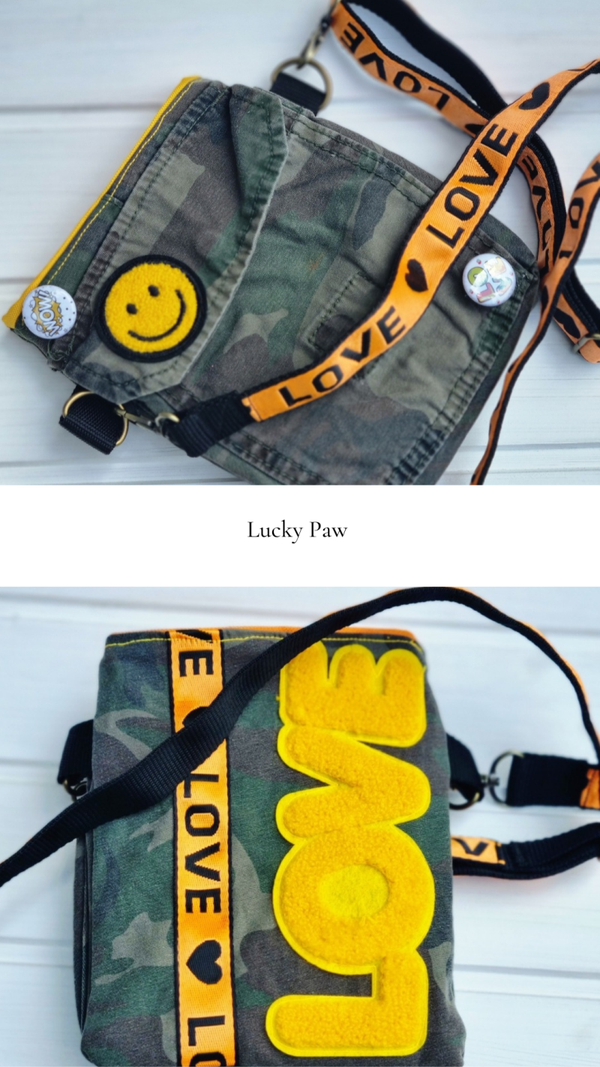 Hunde Leckerbeutel Camouflage Upcycling smile