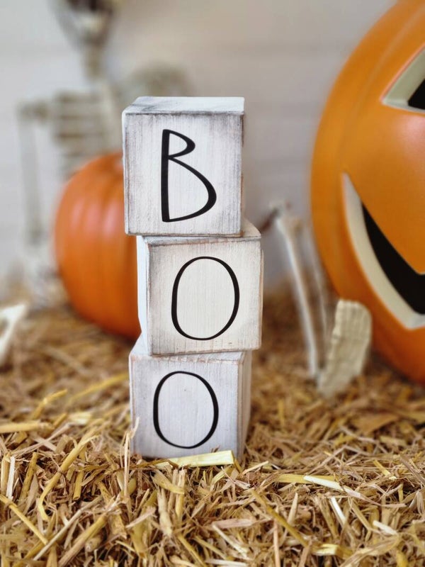 Halloween Dekoration , Vintage BOO Würfeln.