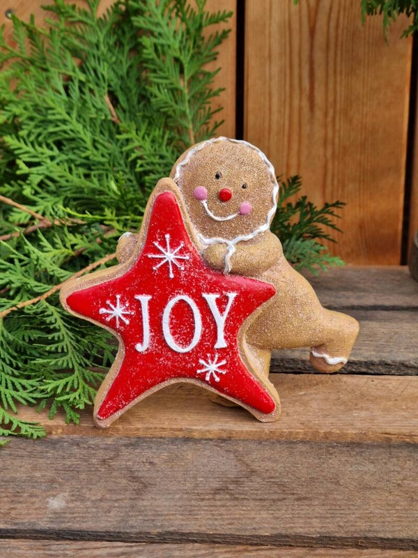 Lebkuchenmännchen Weihnachts Dekoration.