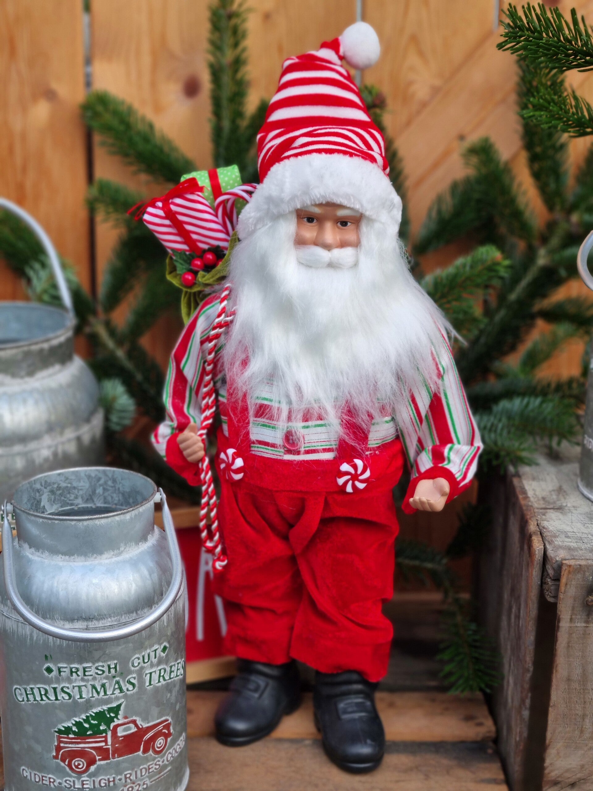 Weihnachtsmann Figur amerikanische Dekoration.