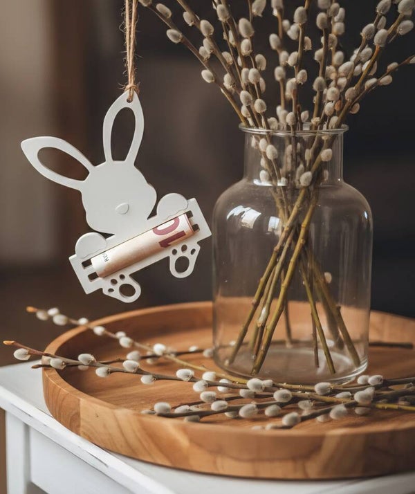 Oster Geld Geschenk Haler Hase, Raysin Hase zum aufhängen .
