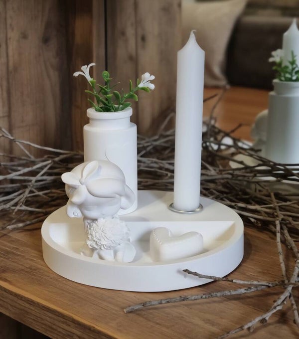 Raysin Tablett Arrangement, Muttertag Geschenk.