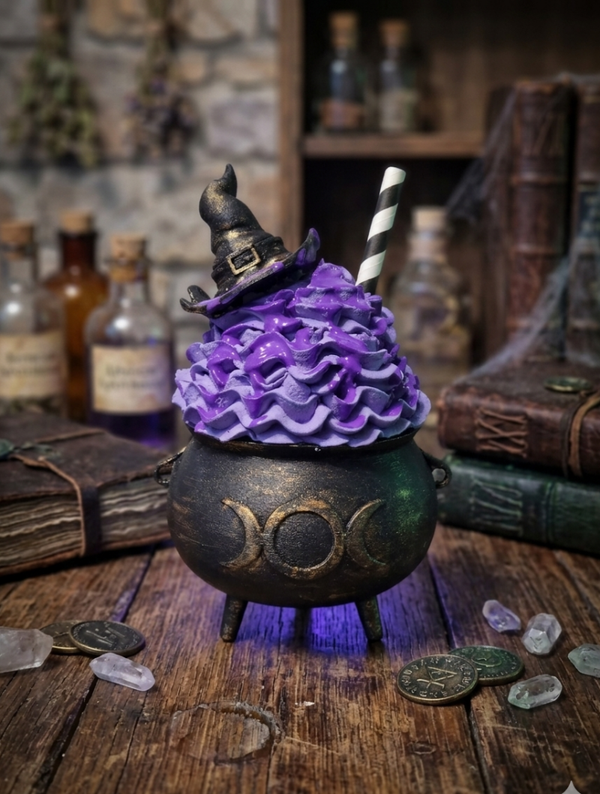 Witchy Aesthetic Wohnaccessoire | Einzigartiges Geschenk für Gothic & Magie Fans