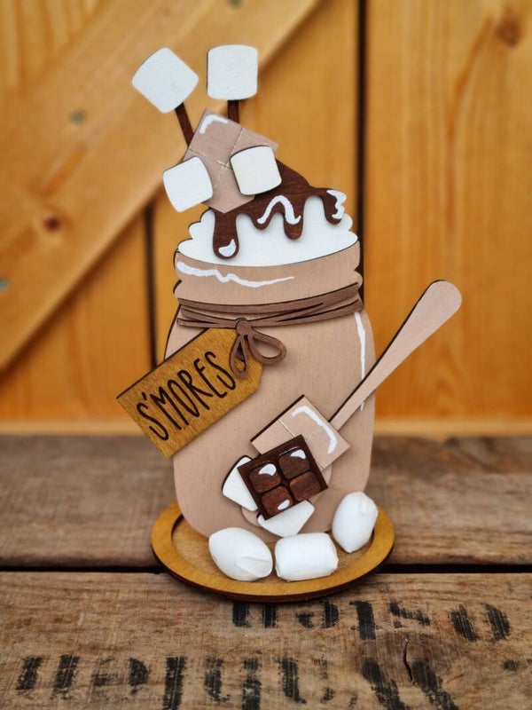 Weihnachts 3D Schild Smore Thema