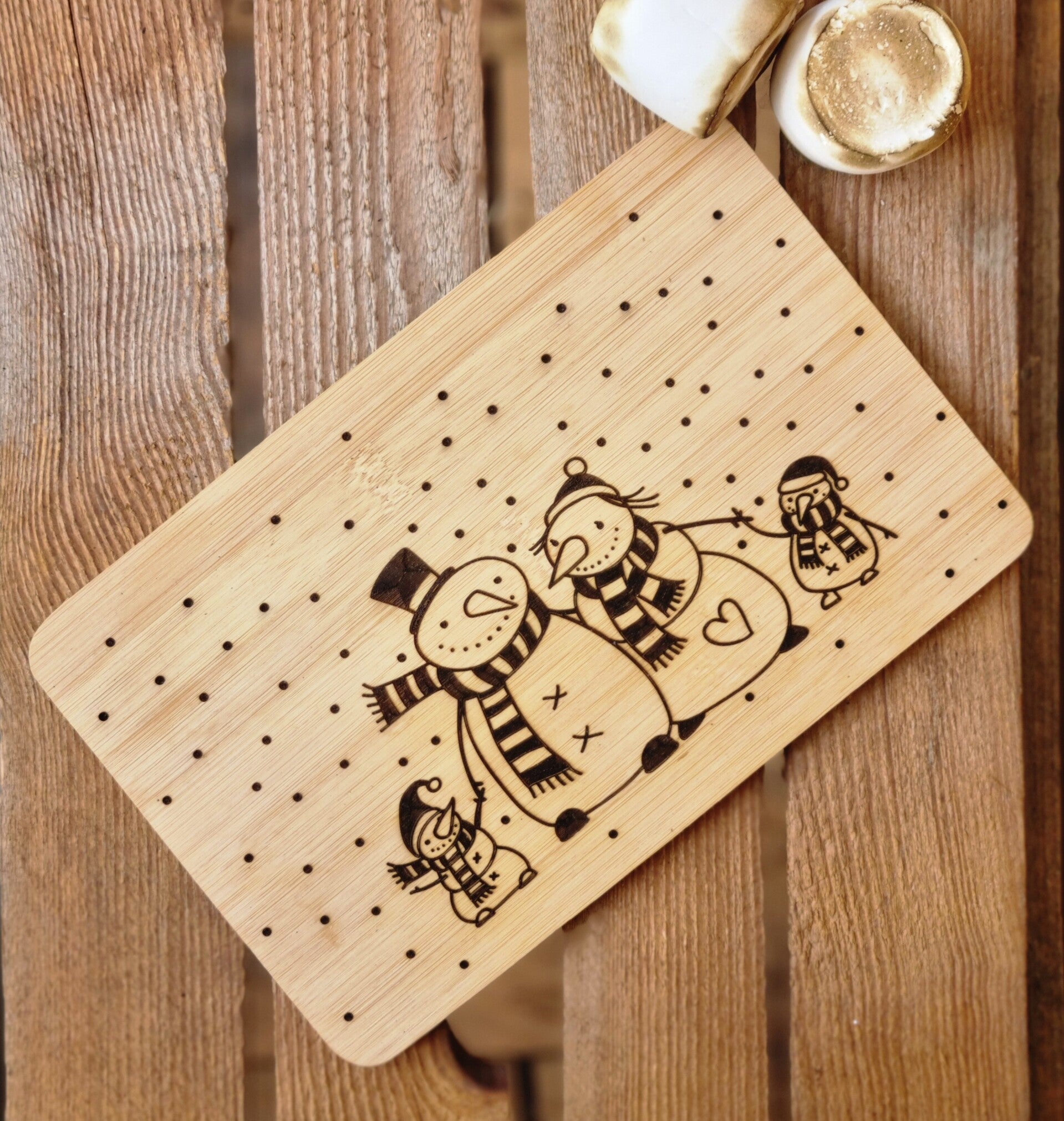 Weihnachts Geschenk Schneidebrettchen