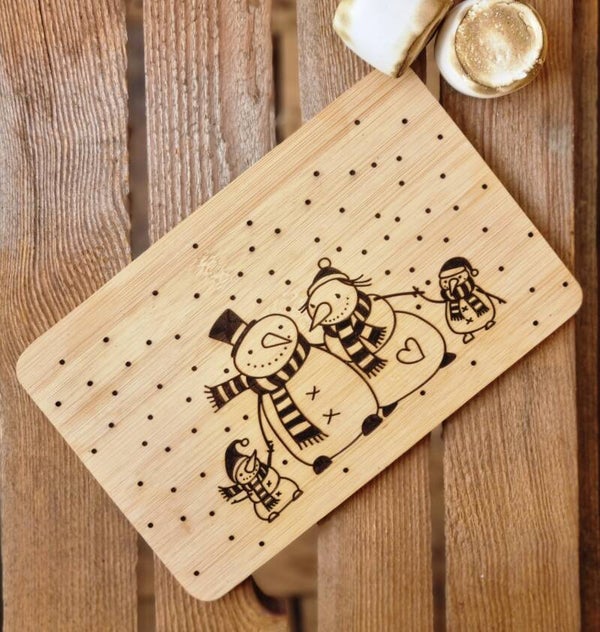 Weihnachts Geschenk Schneidebrettchen