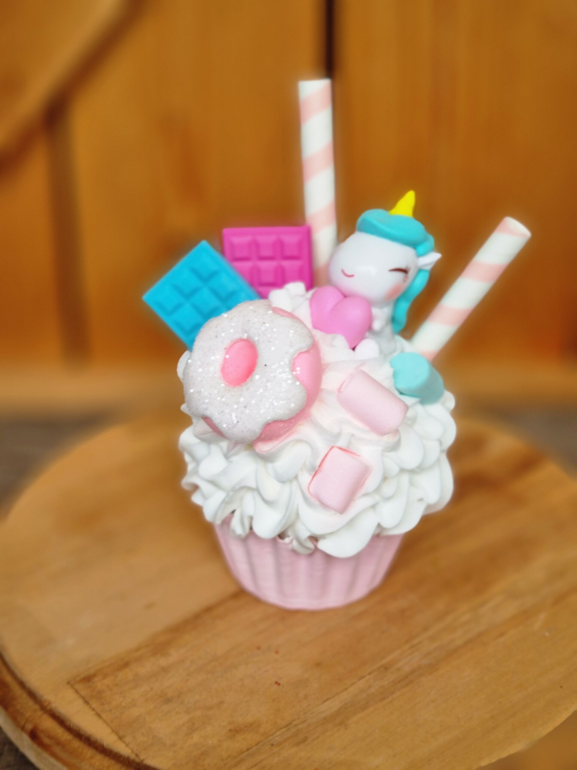 Einhorn cupkake Dekoration