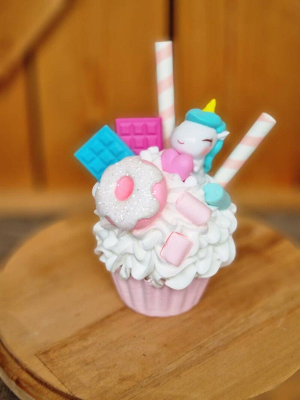 Einhorn cupkake Dekoration