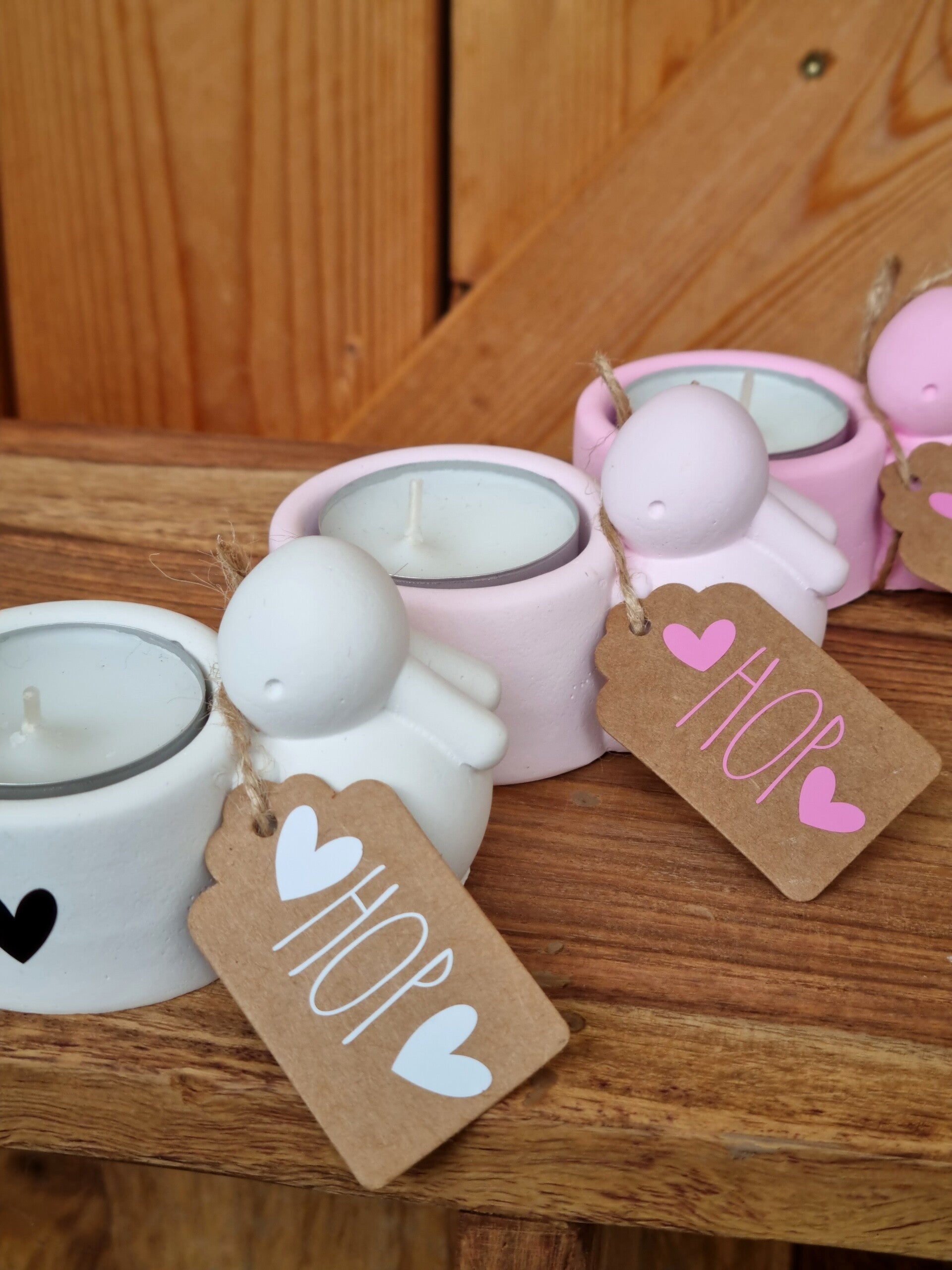 Hasen Teelicht Halter  Oster Dekoration