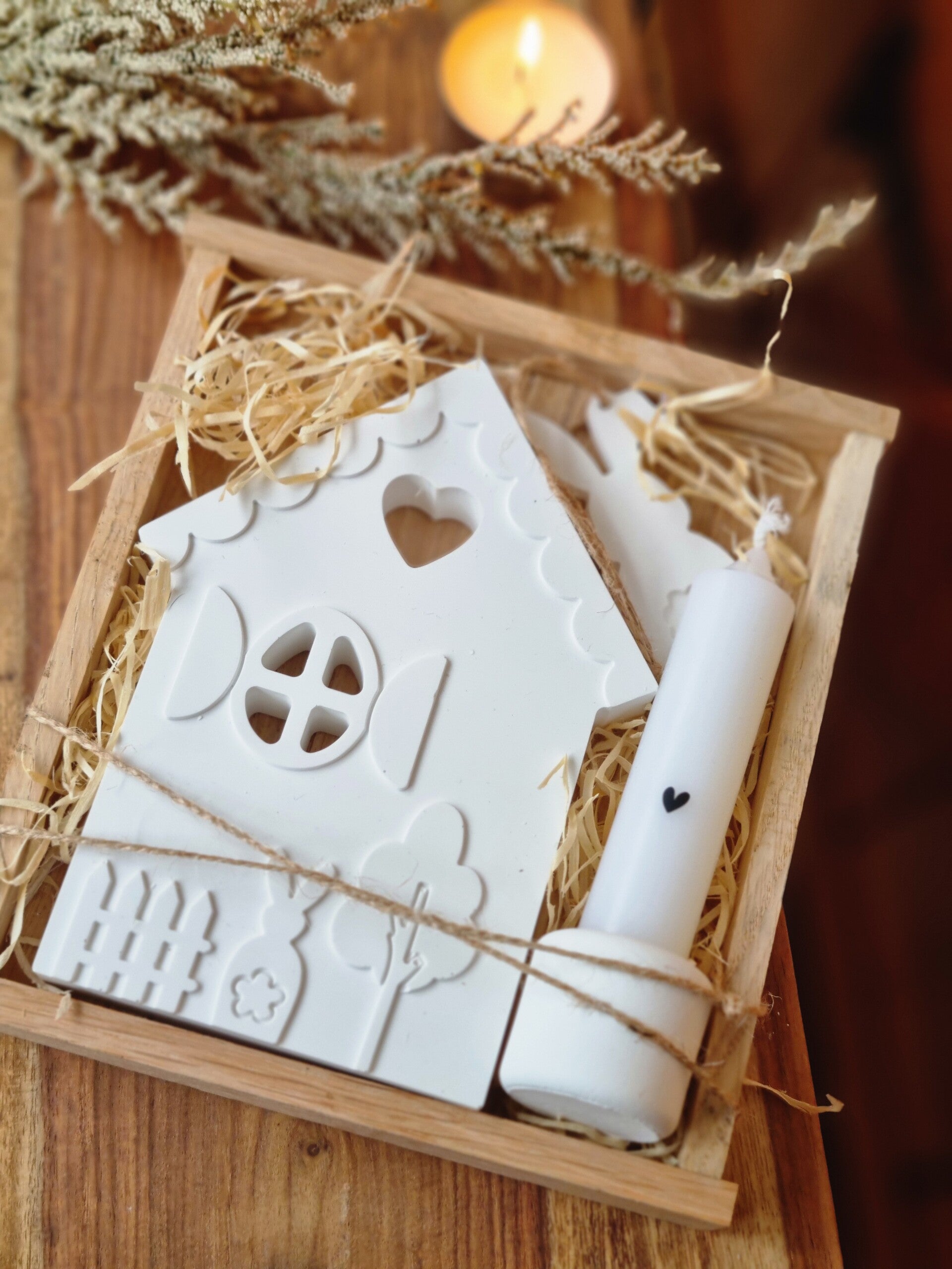 Skandinawisches Oster Deko Set.