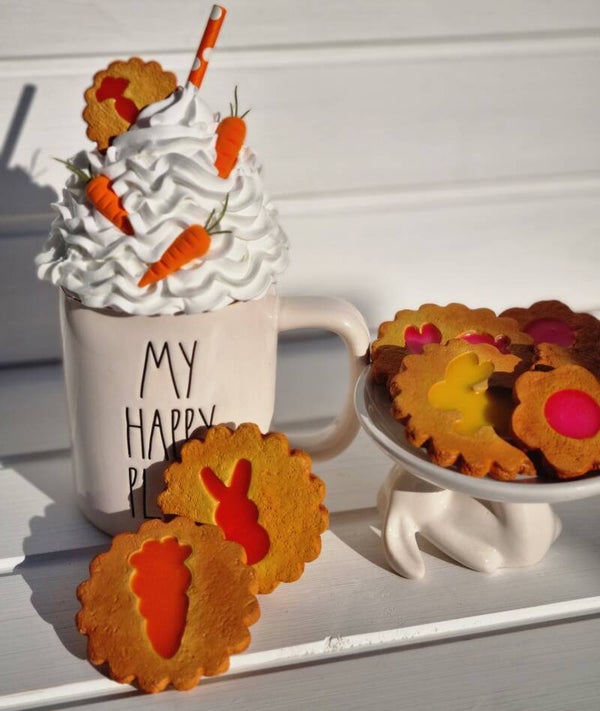 Oster Rae dunn Tassen Topper Carrots Themen.