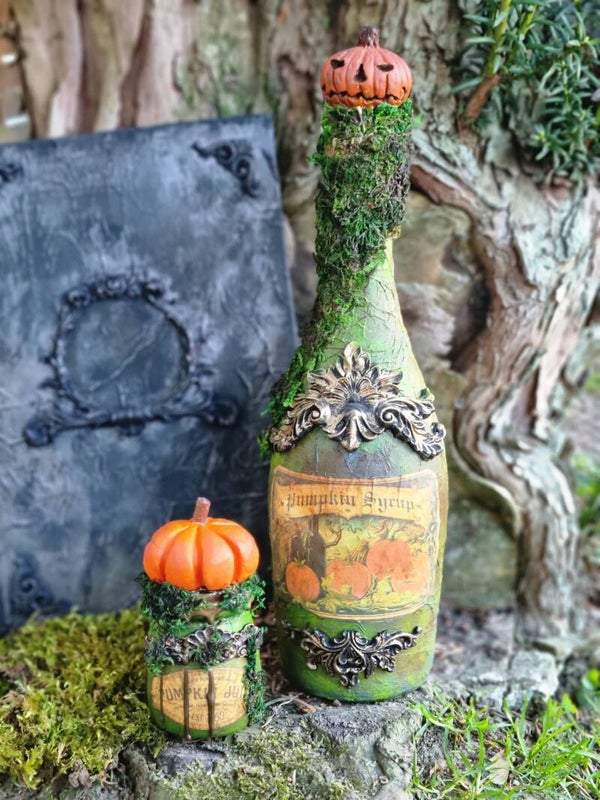 Halloween Dekoration Pumpkin Jack o lantern Set.