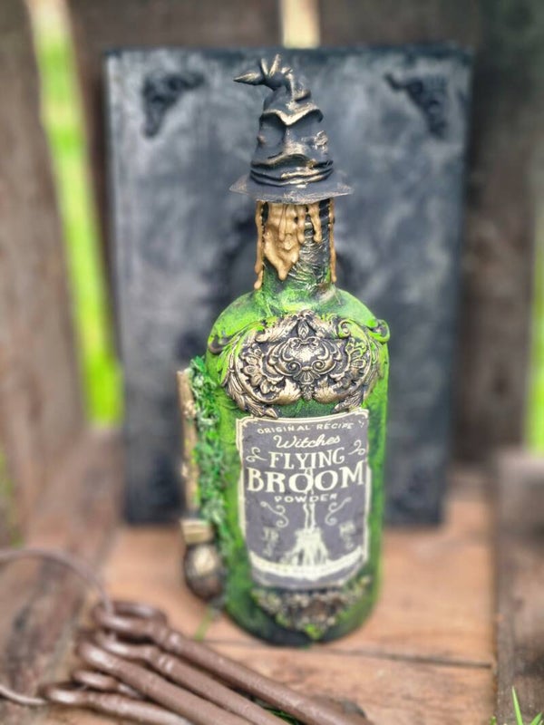 Halloween Dekoration, Pulver für Hexen Besen