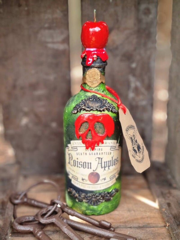 Poison Apple Apothecary 🍎 Flasche  Halloween Dekoration.