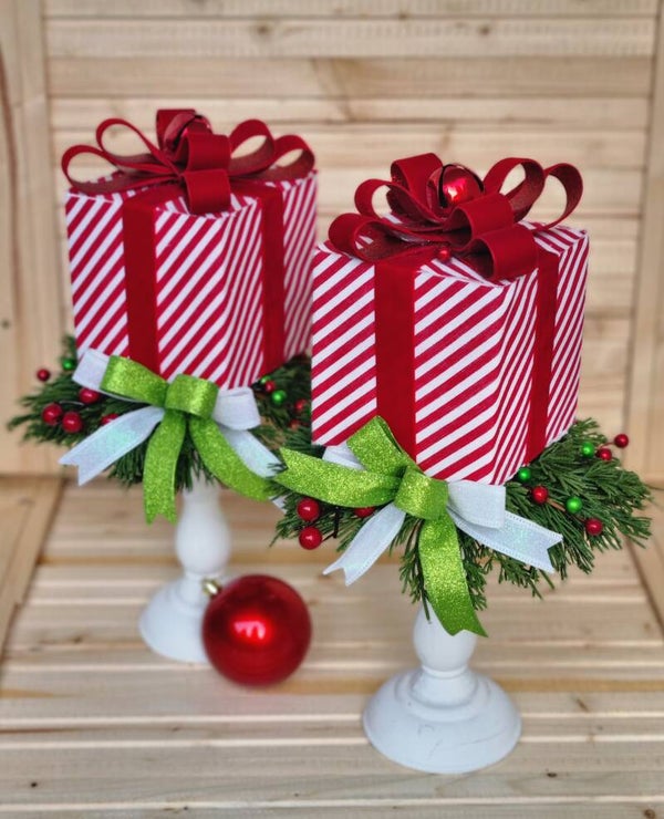 Weihnachts Dekoration, Gesteck, Geschenk Box