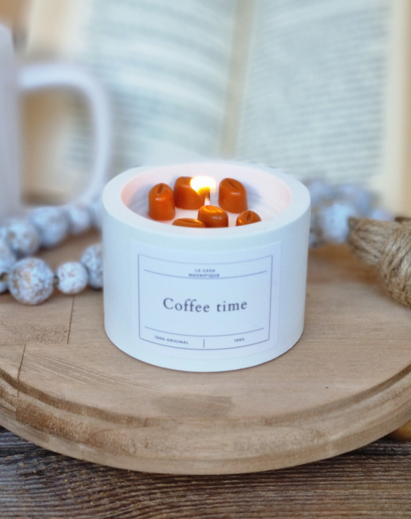 Duftkerze in Keramik, Coffee Time