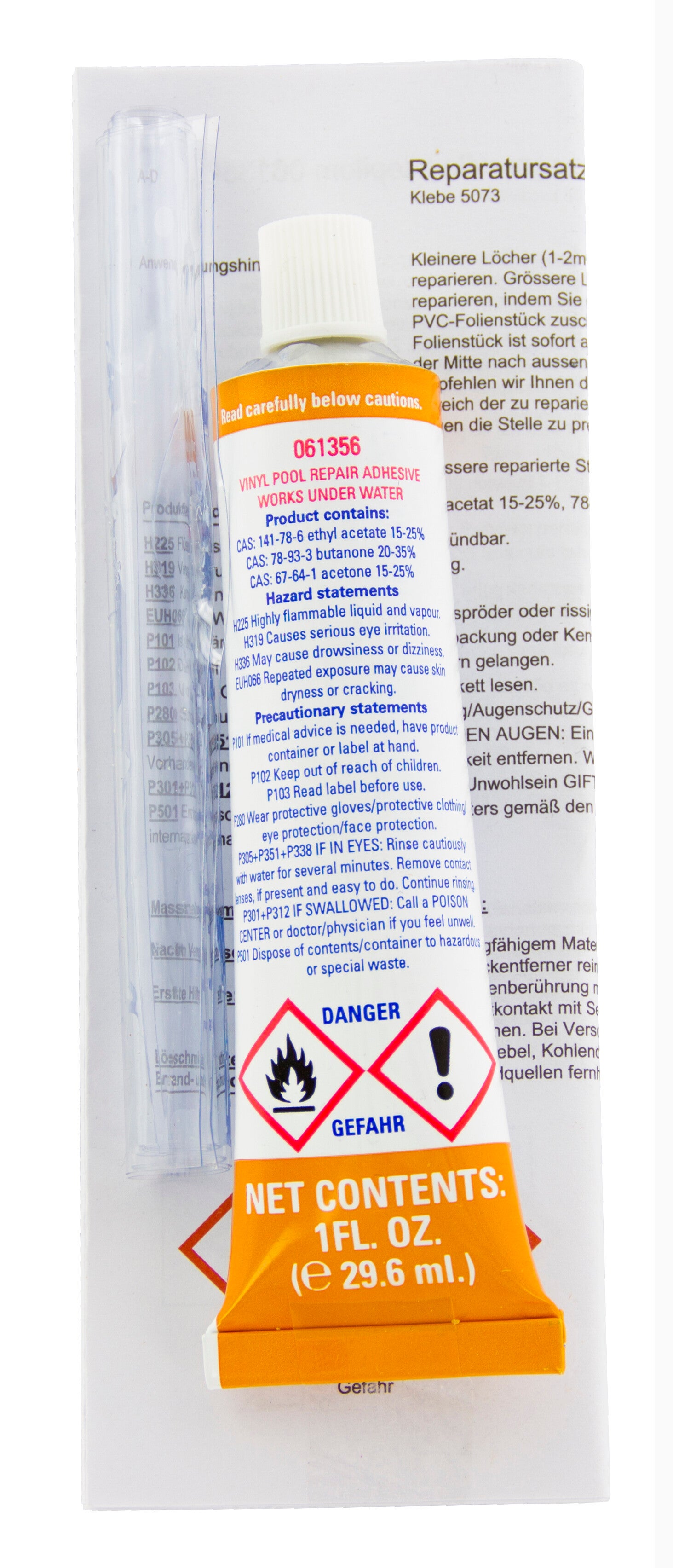 Unterwasser Reparatur-Set für Vinyl Folien