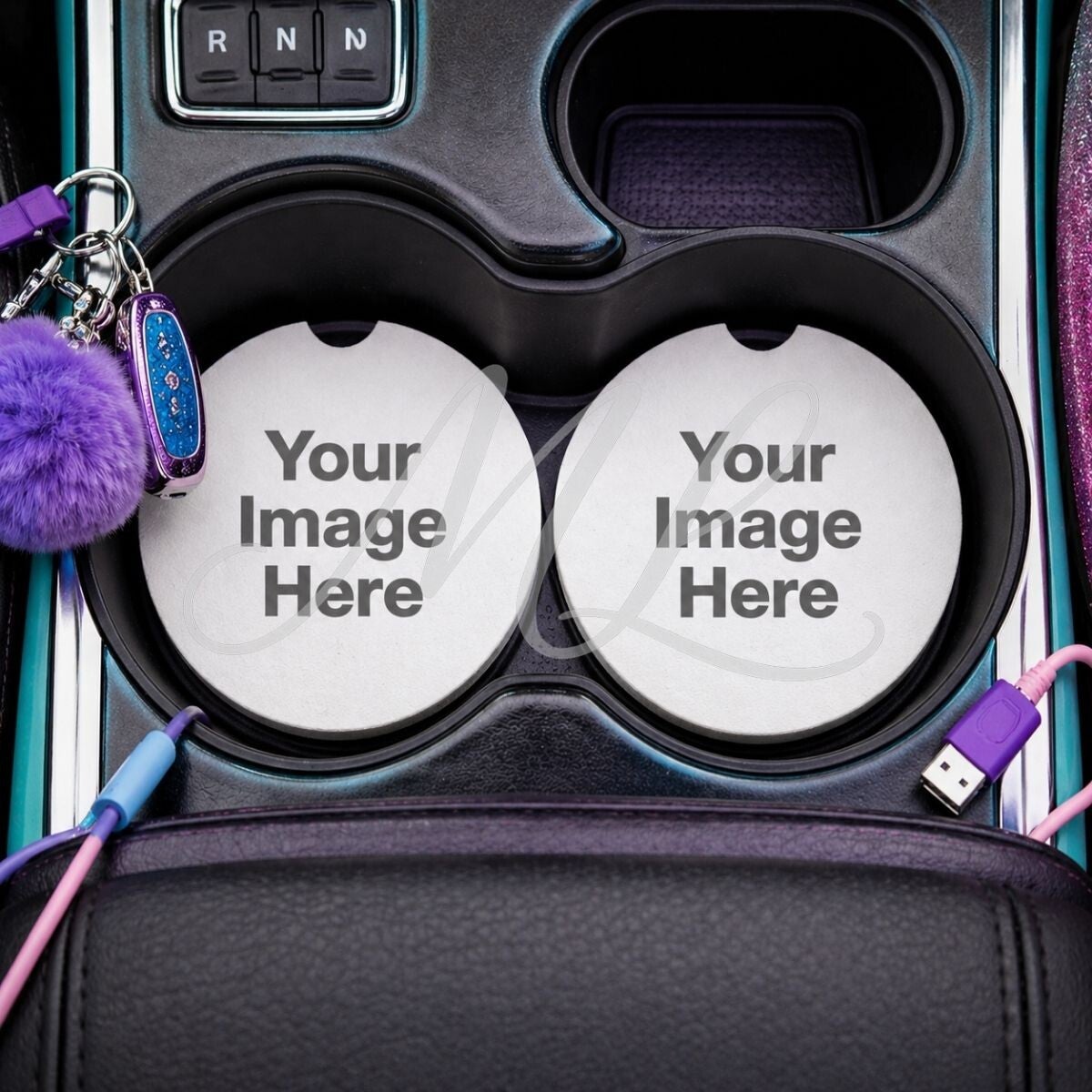 Car Coasters - Rubber 2pk