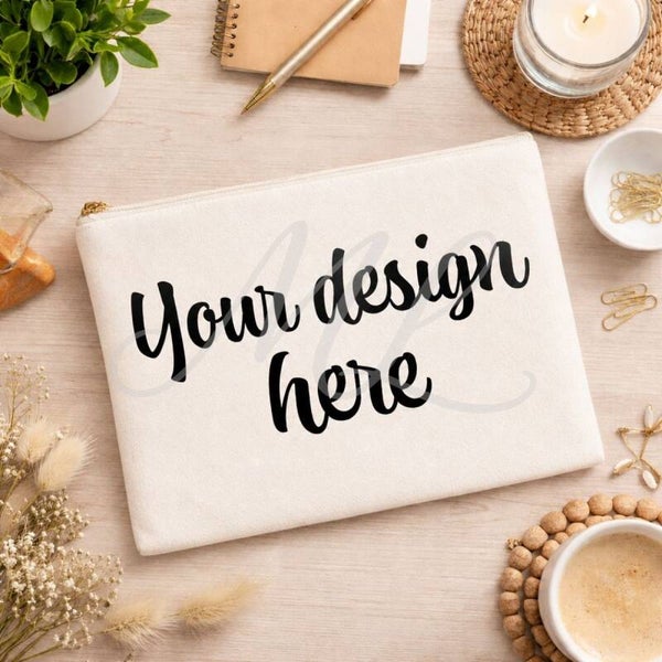 Zipper Canvas Pouch