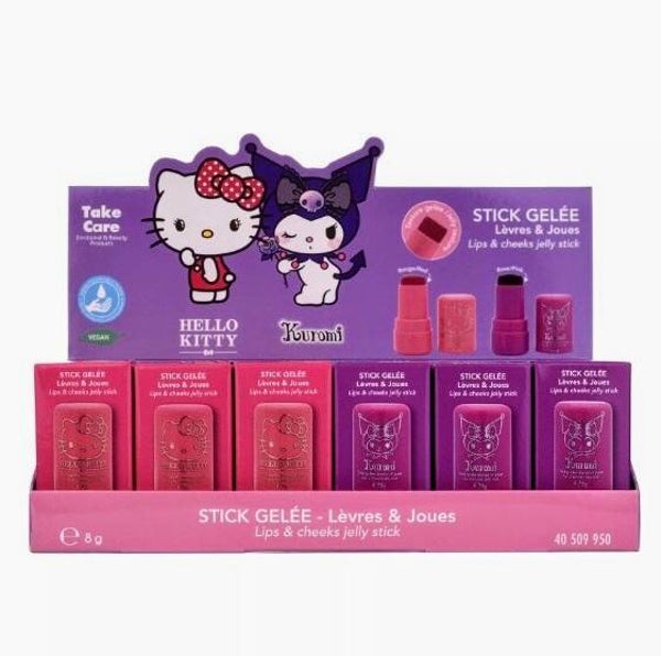 Hello Kitty & Kuromi Lip and Cheek Gel Stick 8g
