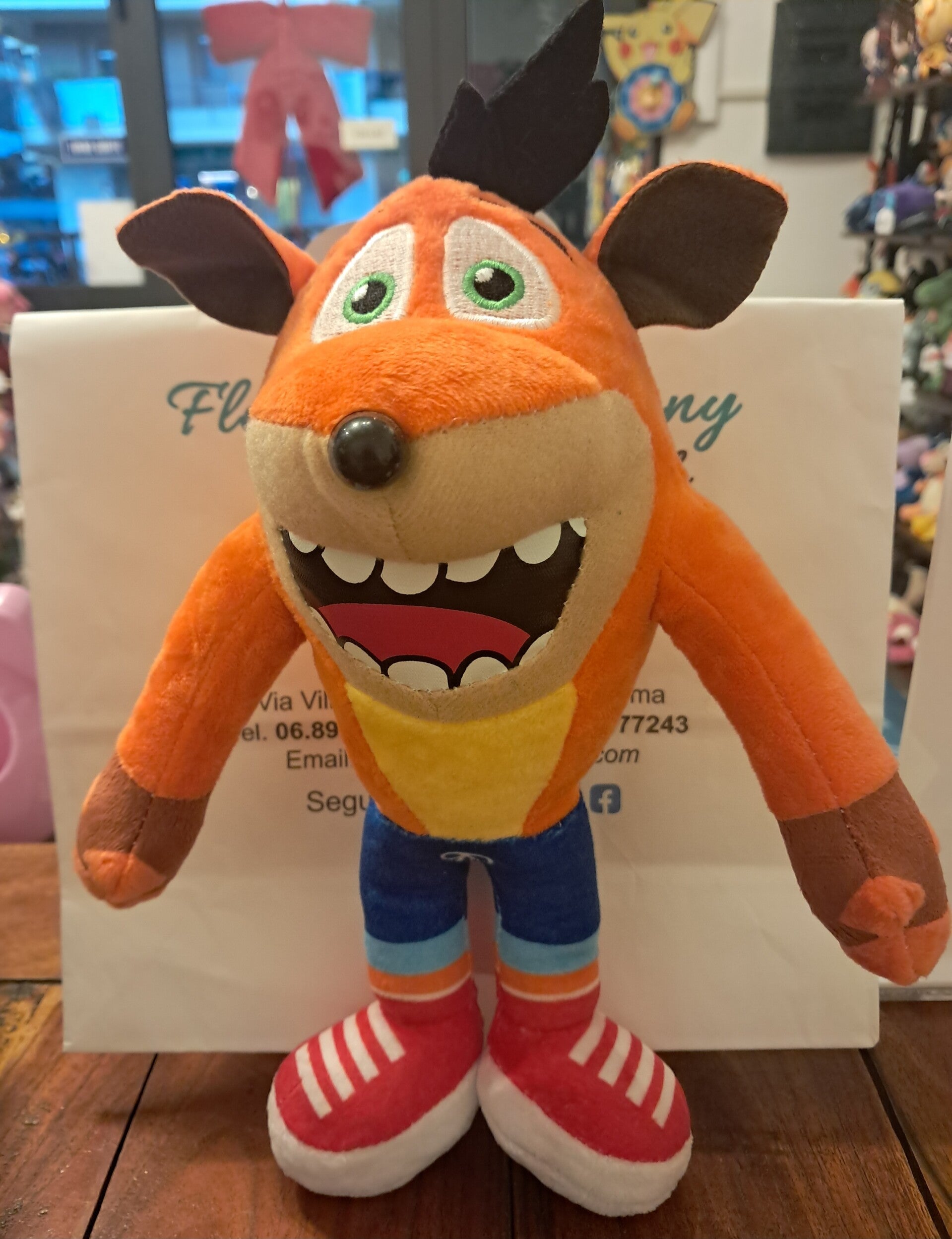 Peluche Crash Bandycoot 28cm